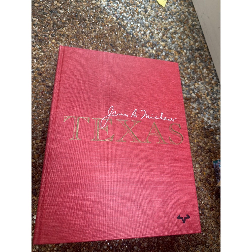 James A Michener Texas 2 Volume Set Illustrated Charles Shaw 1986
